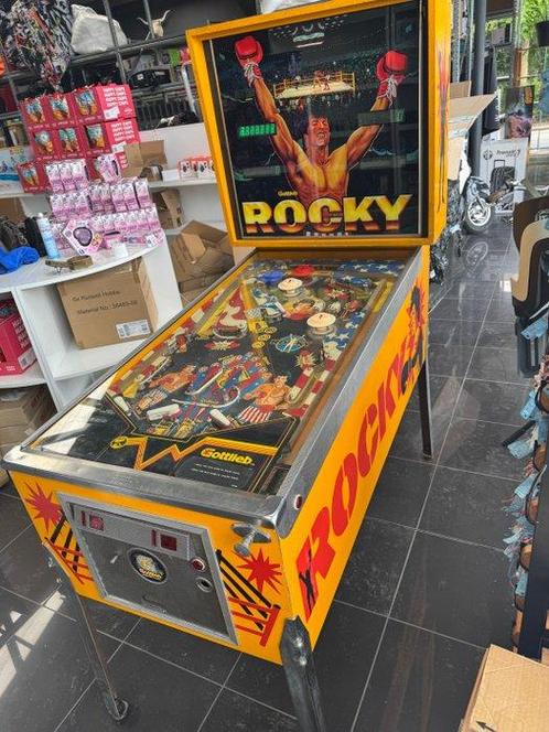 Gottlieb - Mechanische flipperkast Rocky Pinblall 1982, Antiek en Kunst, Antiek | Wandborden en Tegels