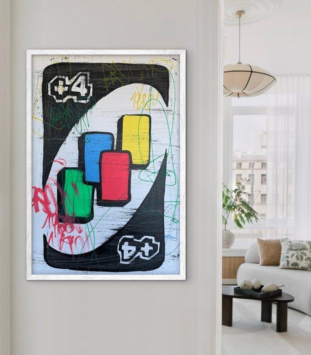 Freda People - + 4 (UNO), Antiek en Kunst, Kunst | Schilderijen | Modern