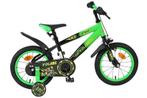 Volare Strike Kinderfiets - Jongens - 14 inch - Zwart Groen, Ophalen of Verzenden, Nieuw, Overige merken