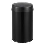 Prullenbak met sensor 50,5xØ30,5 cm 30 liter zwart, Nieuw, Verzenden