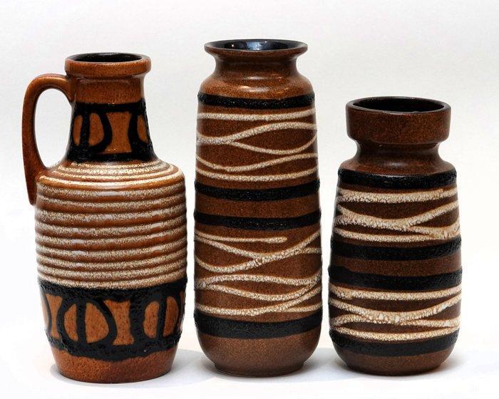 Scheurich - West Germany - Vaas (3) - 206-27, 404-26 en, Antiek en Kunst, Antiek | Glas en Kristal