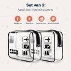 Tweedekans | TRVLMORE Transparante Toilettas - 2 Stuks -, Ophalen of Verzenden, Zo goed als nieuw