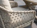 Donato Sardinia low dining set 7 delig 160 cm rond keramiek, Tuin en Terras, Ophalen of Verzenden, Nieuw