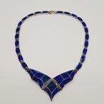 Zonder Minimumprijs - Halsketting Zilver Lapis lazuli - Art, Nieuw