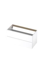 Onderkast INK 2 laden met grepen gelakt 100 cm x 45 cm x 52, Ophalen of Verzenden, Nieuw, Bad
