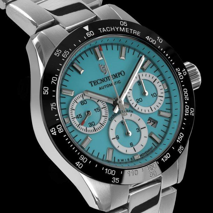 Tecnotempo - Chrono Round - Designed and Assembled in, Sieraden, Tassen en Uiterlijk, Horloges | Heren
