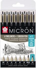 Sakura Pigma Micron Fineliners - Etui Promotieset - 7, Ophalen of Verzenden, Nieuw in verpakking