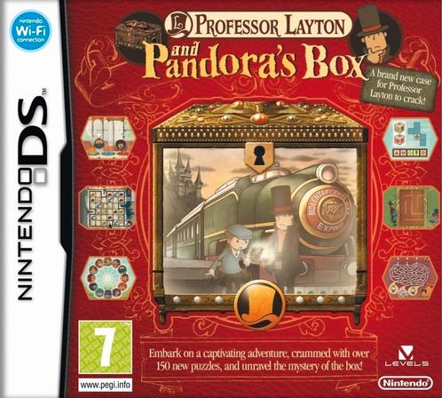 DS Professor Layton and Pandoras Box, Spelcomputers en Games, Games | Nintendo DS, Zo goed als nieuw, Verzenden