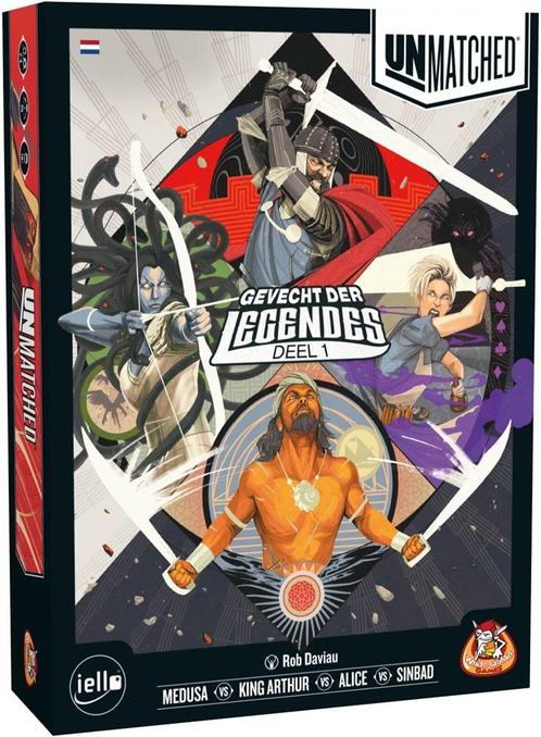 Unmatched - Gevecht der Legendes | White Goblin Games -, Hobby en Vrije tijd, Gezelschapsspellen | Bordspellen, Nieuw, Verzenden