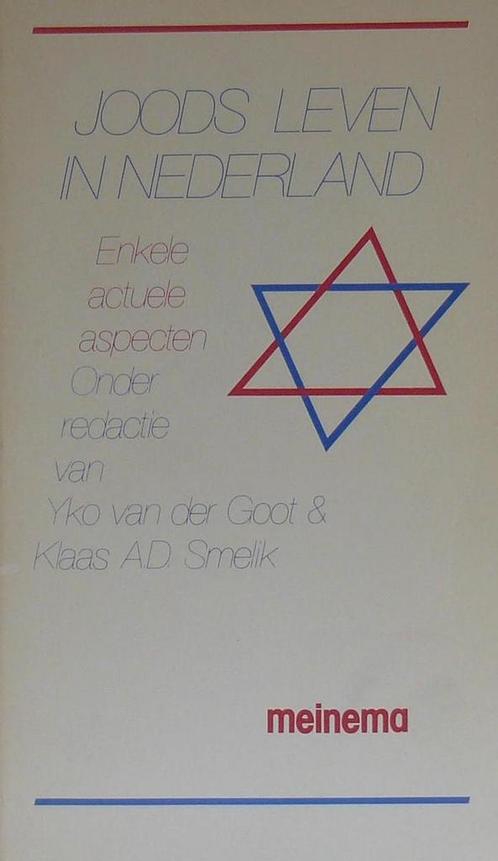 Joods leven in nederland 9789021135083 Yko van der Goot, Boeken, Godsdienst en Theologie, Gelezen, Verzenden