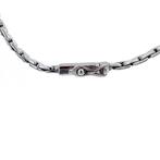 Witgouden vintage entourage collier met diamant en smaragd, Ophalen of Verzenden, Nieuw