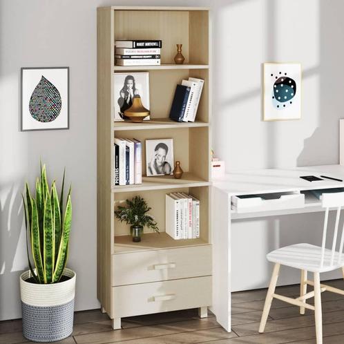 vidaXL buffetkast HAMAR 60x35x180 cm massief grenenhout, Huis en Inrichting, Kasten | Buffetkasten, 25 tot 50 cm, Nieuw, Grenenhout