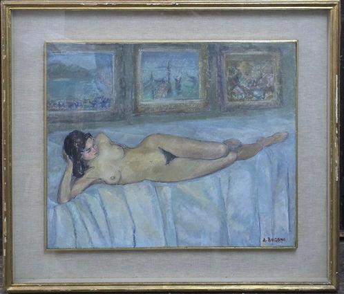 Adriano Bogoni (1896-1970) - Nudo di donna, Antiek en Kunst, Kunst | Schilderijen | Klassiek