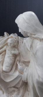 Beeld, Maria met kindje Jezus - 27 cm - Gips, Antiek en Kunst
