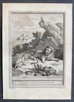 Jean-Baptiste Oudry (XVIII) - Le lion, le singe et les deux