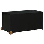 Tuinbox 120x65x61 cm poly rattan zwart (Schuurtjes-Rekken), Verzenden, Nieuw