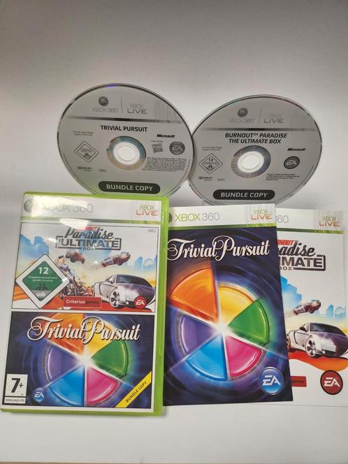 Burnout Paradise the Ultimate Box & Trivial Pursuit Xbox 360, Spelcomputers en Games, Games | Xbox 360, Ophalen of Verzenden