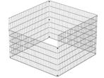 Bladkorf | Breedte 250 x 250 cm | Thermisch verzinkt, Tuin en Terras, Verzenden, Nieuw
