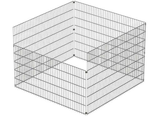 Bladkorf | Breedte 250 x 250 cm | Thermisch verzinkt, Tuin en Terras, Overige Tuin en Terras, Nieuw, Verzenden