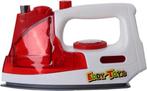 Toys Strijkijzer - met licht en geluid - rood/wit - 18 cm, Kinderen en Baby's, Nieuw, Ophalen of Verzenden