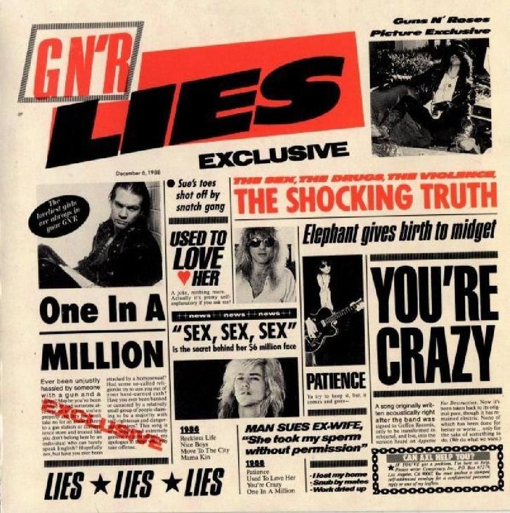 cd - Guns N Roses - G N R Lies, Cd's en Dvd's, Cd's | Overige Cd's, Zo goed als nieuw, Verzenden
