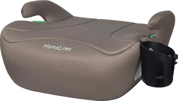 MamaLoes Pip Taupe Isofix 125-150 cm i-Size Booster, Kinderen en Baby's, Autostoeltjes, Nieuw, Autogordel of Isofix, 22 t/m 36 kg