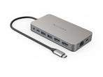 Hyper - Dual 4K HDMI 10-in-1 USB-C Hub - Geschikt voor M1/M2, Verzenden, Zo goed als nieuw