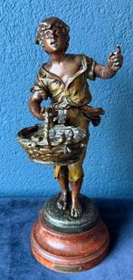 Beeld, Les Cerises - 30 cm - Zamak, Antiek en Kunst