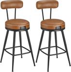 Luxe Barstoelen met Rug | Tweedekansje | OP = OP, Huis en Inrichting, Barkrukken, Ophalen of Verzenden, Nieuw, Draaibaar