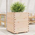 vidaXL Plantenbak 60x60x72 cm massief grenenhout, Verzenden, Nieuw, Hout