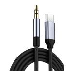USB-C naar 3.5mm AUX Kabel Verguld Audio Jack Type C 0.5, Telecommunicatie, Mobiele telefoons | Toebehoren en Onderdelen, Verzenden