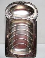 Schaal - Verzilverd - Kreeftenschaal, Antiek en Kunst