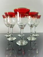 Secoloventesimo - Drinkservies voor 6 (6) - Red Band gouden, Antiek en Kunst