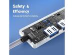 HOPDAY Ultra Slim USB 3.0 Hub - 4 Poorten, Verzenden, Nieuw
