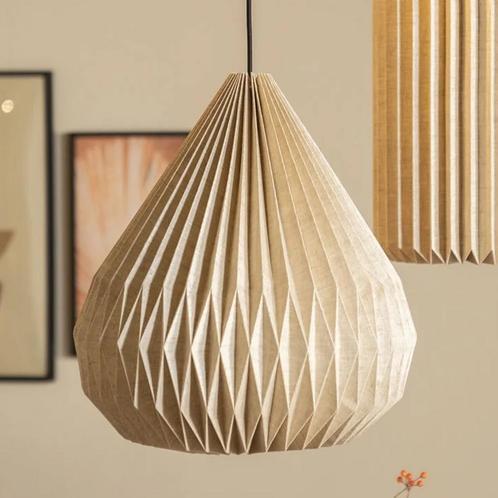 *WOONWINKEL* By-Boo Zuki 3 Linnen Hanglamp Lampion, Huis en Inrichting, Lampen | Hanglampen, Nieuw, Verzenden