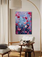 Yadiel Gonzales (XX) - Pradera con el silencio de las Flores, Antiek en Kunst, Kunst | Schilderijen | Modern
