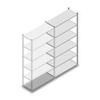 Gebruikte legbordstelling MD 2200x1000x400 mm (hxbxd) 6