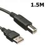 USB 2.0 A - B Printer Kabel 1.5 Meter (Printer kabels), Computers en Software, Accu's en Batterijen, Nieuw, Verzenden