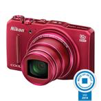 Nikon Coolpix S9700 compact camera Rood - Tweedehands, Verzenden, Gebruikt, Compact, Nikon