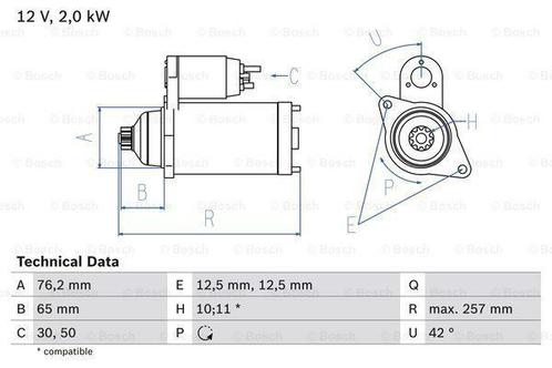 Startmotor / Starter VOLKSWAGEN NEW BEETLE (1.6,1.8 T,2..., Auto-onderdelen, Motor en Toebehoren, Nieuw, Ophalen of Verzenden