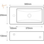 Xellanz Metis - Fontein - 50x30x13cm- Keramiek Glans Wit, Ophalen of Verzenden, Nieuw