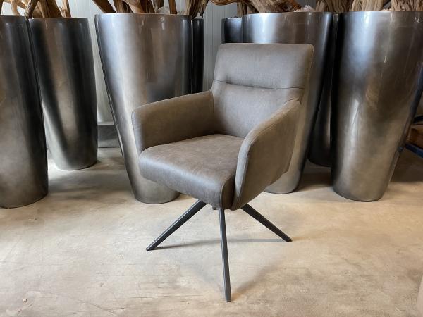 Veiling - Eetkamerstoel Turner (set van 4) Microvezel stof -, Huis en Inrichting, Stoelen, Nieuw
