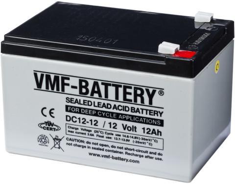 VMF AGM Deep Cycle accu | DC12-12 | 12V 12Ah, Auto-onderdelen, Accu's en Toebehoren, Ophalen of Verzenden
