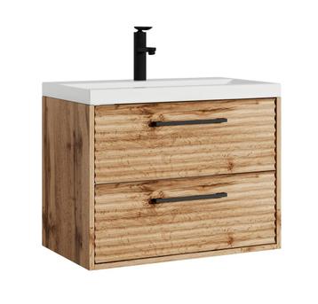 Badkamermeubel Etna 60cm eiken Badmeubel met wastafel beschikbaar voor biedingen
