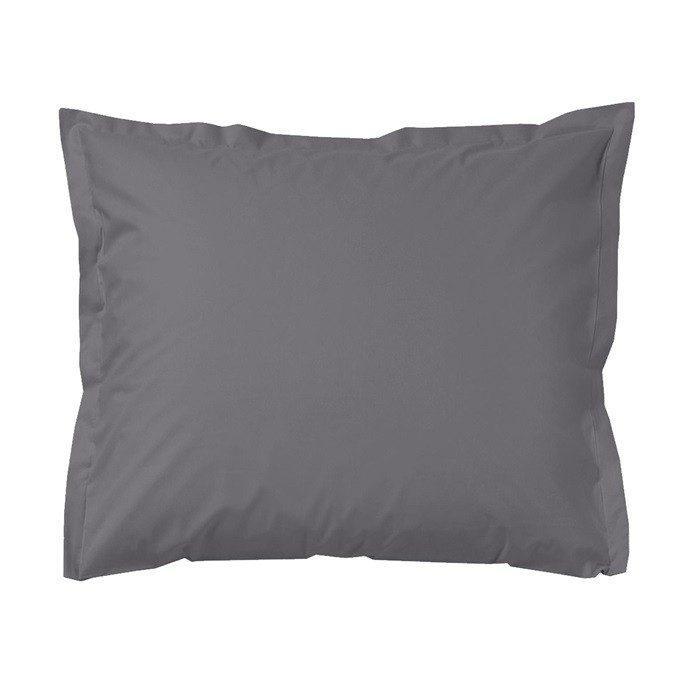 Cinderella Kussensloop hotelsluiting satijn anthracite - 50x, Huis en Inrichting, Slaapkamer | Beddengoed