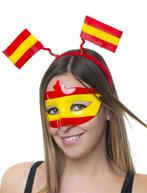 Diadeem Spaanse Vlaggetjes, Kleding | Dames, Carnavalskleding en Feestkleding, Ophalen of Verzenden, Nieuw
