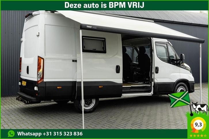 Iveco Daily 35S16V L2H2 | Camperkandidaat | Automaat | Omvor, Auto's, Bestelauto's, Onderhoudsboekje, Lease, Blauw, Automaat, Wit