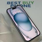 iPhone 15 128GB blauw E-sim /100% batt /krasvrij /garantie, 128 GB, IPhone 15, Verzenden, Zo goed als nieuw