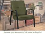 Leren fauteuil Level - Toledo Olive (olijf/goen), Huis en Inrichting, Fauteuils, Nieuw, Ophalen of Verzenden, 50 tot 75 cm, Leer