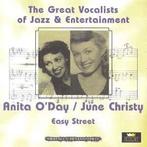 cd - Anita ODay / June Christy - Easy Street, Cd's en Dvd's, Cd's | Jazz en Blues, Zo goed als nieuw, Verzenden